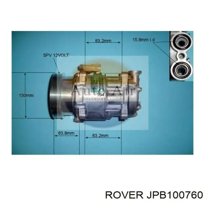 JPB100760 Rover Compresor climatizador