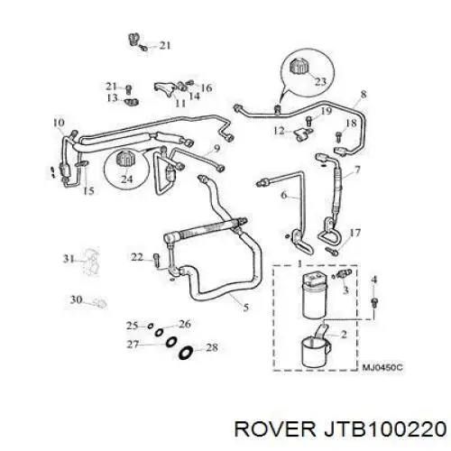 Comprar Sensor de presión absoluta del aire acondicionado Rover 25  RF a bajo precio