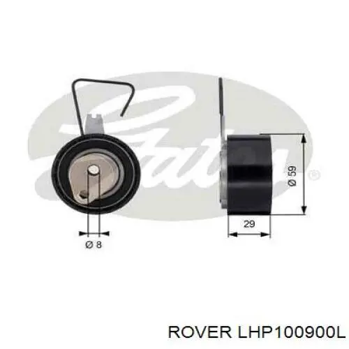LHP100900L Rover rodillo, cadena de distribución