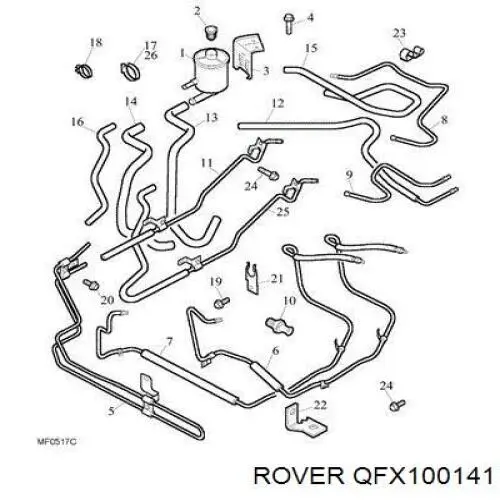 Comprar Depósito de bomba de dirección hidráulica Rover 25  RF
