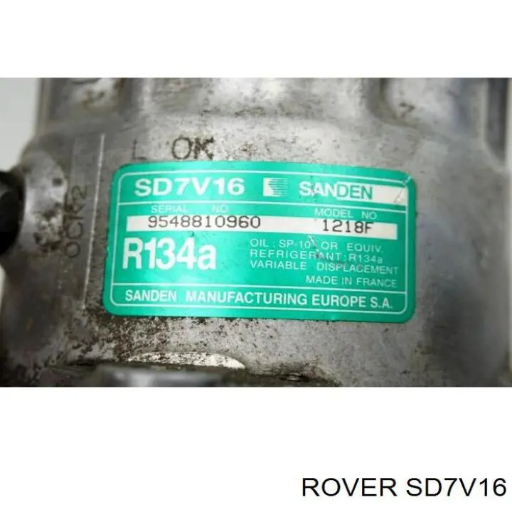 SD7V16 Rover compresor de aire acondicionado