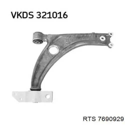 Brazo inferior izquierdo/derecho de suspensión delantera RTS 7690929 precio, desde 57,29 EUR