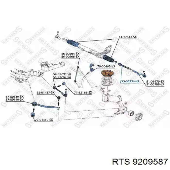 Comprar 9209587 RTS Barra de acoplamiento