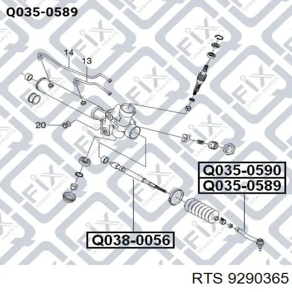 Brazo direccion coche RTS 9290365 precio, desde 33,22 EUR