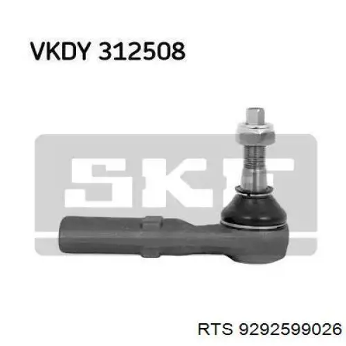 Brazo direccion coche RTS 9292599026 precio, desde 9,94 EUR