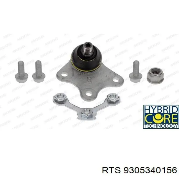 Rótula de suspensión inferior derecha RTS 9305340156 precio, desde 17,77 EUR
