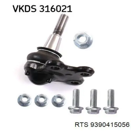 Comprar 9390415056 RTS Rótula inferior de suspensión