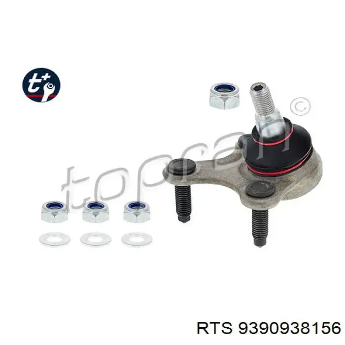 Rótula de suspensión inferior derecha RTS 9390938156 precio, desde 35,56 EUR
