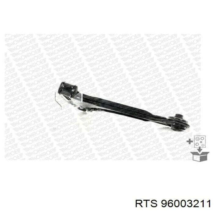 Brazo inferior derecho de la suspensión delantera 96003211 RTS