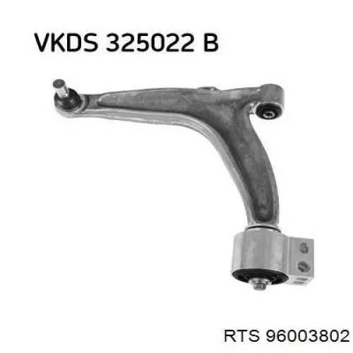 Brazo inferior izquierdo de la suspensión delantera RTS 96003802 precio, desde 63,41 EUR