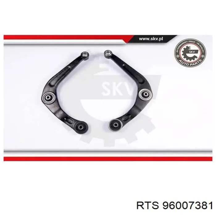 Brazo inferior derecho de la suspensión delantera RTS 96007381 precio, desde 94,98 EUR