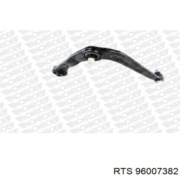 Brazo inferior izquierdo de la suspensión delantera 96007382 RTS