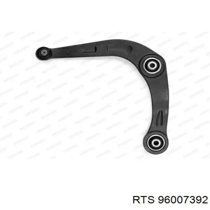 Brazo inferior izquierdo de la suspensión delantera 96007392 RTS