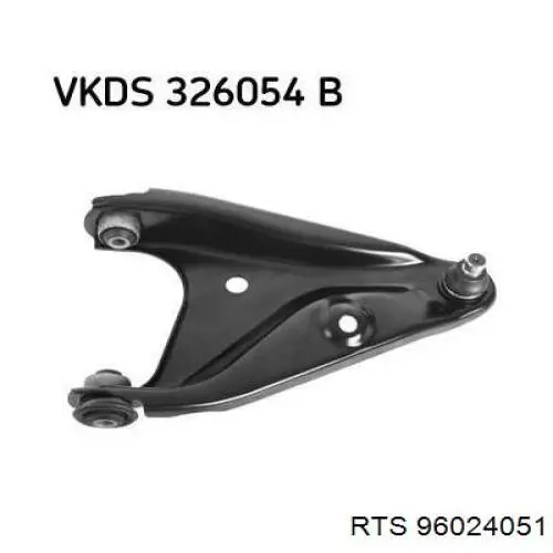 Brazo inferior derecho de la suspensión delantera RTS 96024051 precio, desde 5,43 EUR