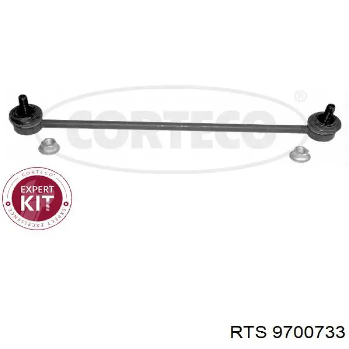 Soporte de la barra estabilizadora delantera RTS 9700733