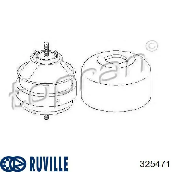 325471 Ruville almoahada (soporte Del Motor Izquierda / Derecha)