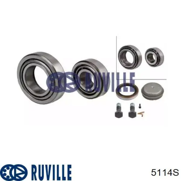 Comprar 5114S Ruville Cojinete de rueda delantero