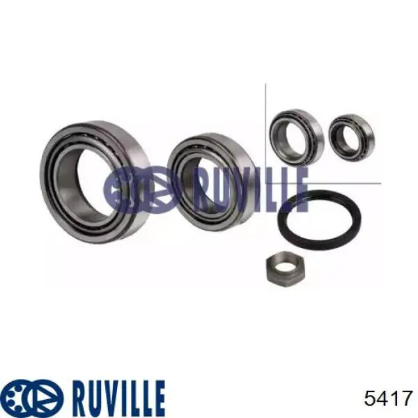 Comprar 5417 Ruville Cojinete de rueda delantero
