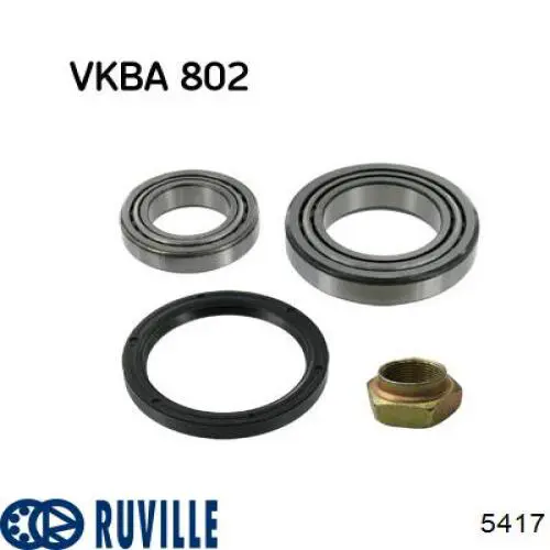 Cojinete de rueda delantero 5417 Ruville