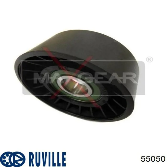 Polea inversión / guía, correa poli V 55050 Ruville