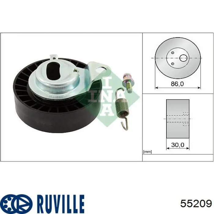 55209 Ruville Rodillo de cadena
