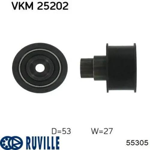 Polea correa distribución 55305 Ruville