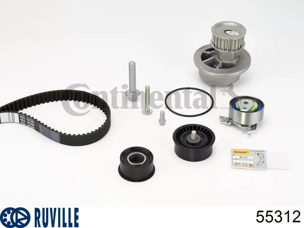 55312 Ruville Polea tensora intermedio de correa dentada