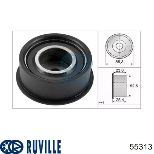 Polea correa distribución Ruville 55313 precio, desde 17,05 EUR