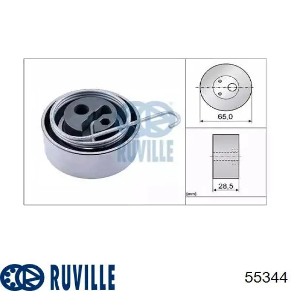 Tensor de la correa de distribución Ruville 55344 precio, desde 28,71 EUR