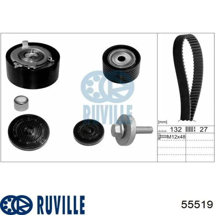 55519 Ruville rodillo, cadena de distribución