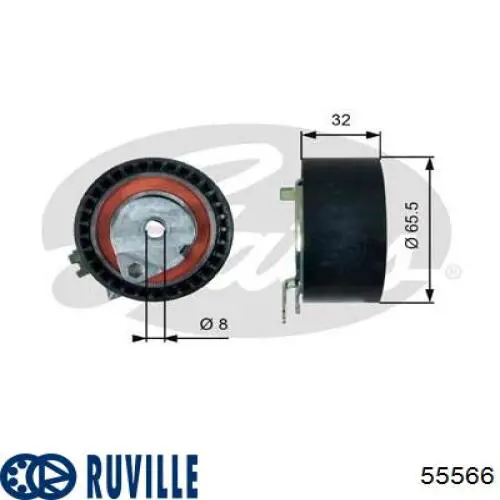 Tensor correa distribución 55566 Ruville