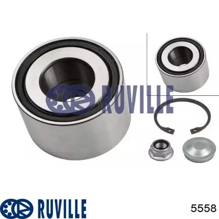Cojinete de rueda 5558 Ruville