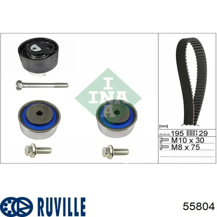 55804 Ruville rodillo, cadena de distribución