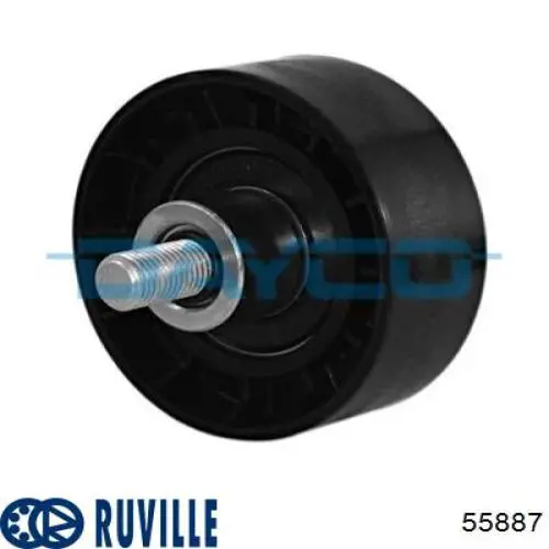 55887 Ruville rodillo, correa trapecial poli v