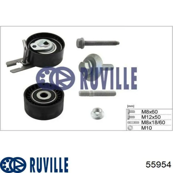 Rodillo intermedio de correa dentada Ford Fiesta JH, JD