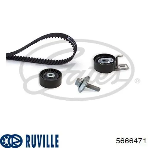 5666471 Ruville kit correa de distribución