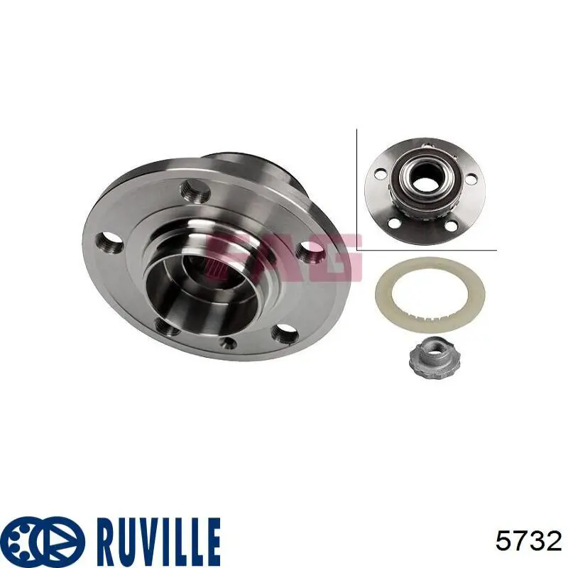 Cubo de rueda delantero Seat Ibiza 5 KJ1, KJG