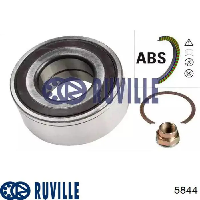 Comprar 5844 Ruville Cojinete de rueda delantero