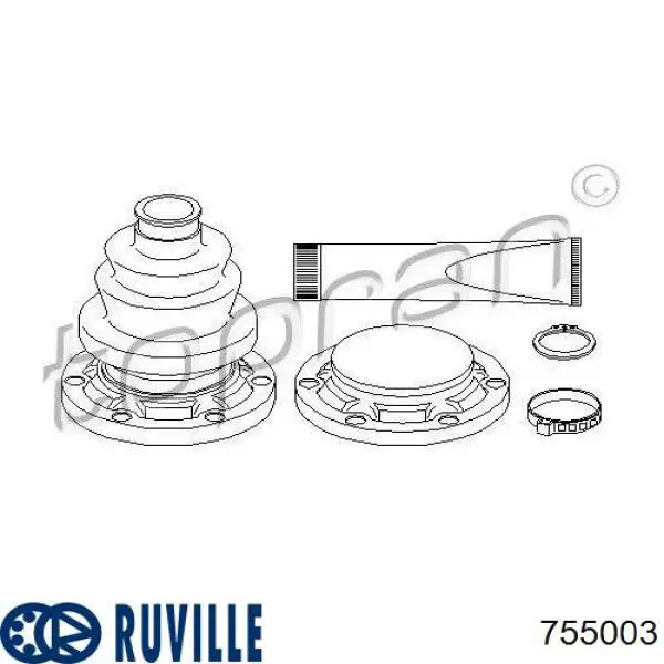 33219067815 BMW Fuelle exterior del eje de transmisión trasero