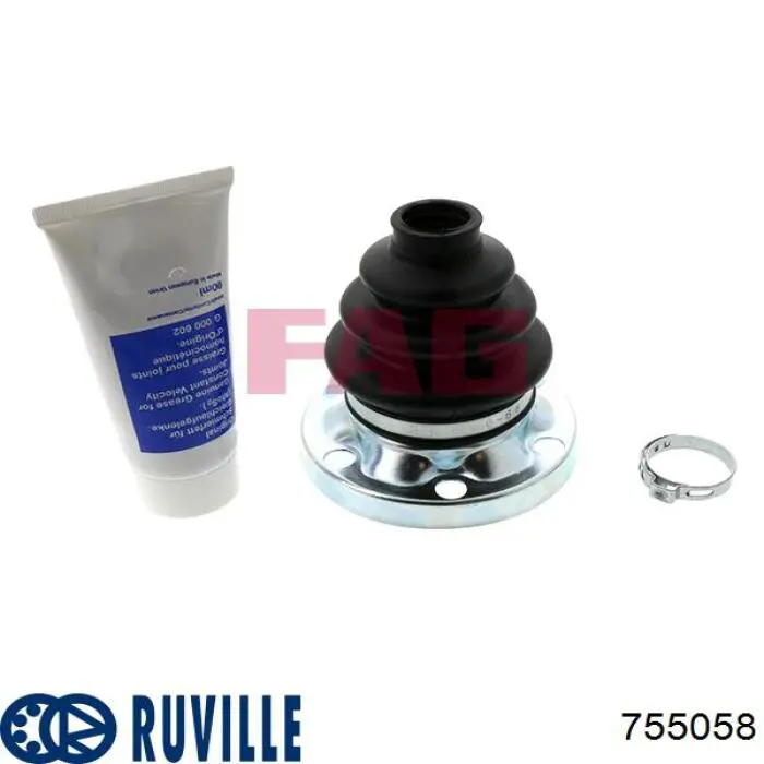 755058 Ruville fuelle, árbol de transmisión trasero interior