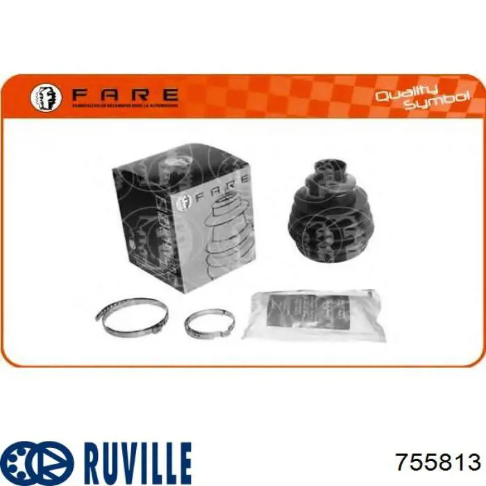 755813 Ruville fuelle, árbol de transmisión delantero exterior