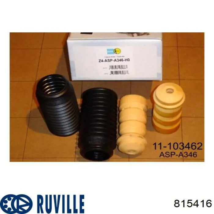 815416 Ruville tope de amortiguador trasero, suspensión + fuelle