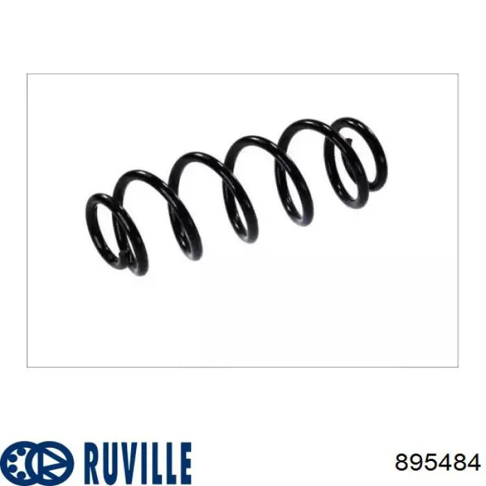 895484 Ruville muelle de suspensión eje trasero