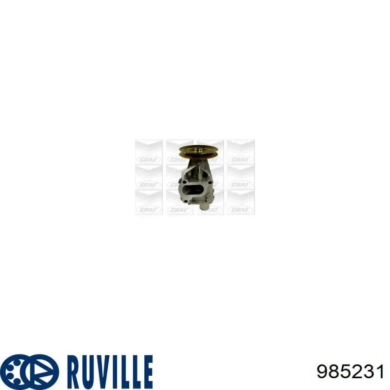 985231 Ruville silentblock de suspensión delantero inferior