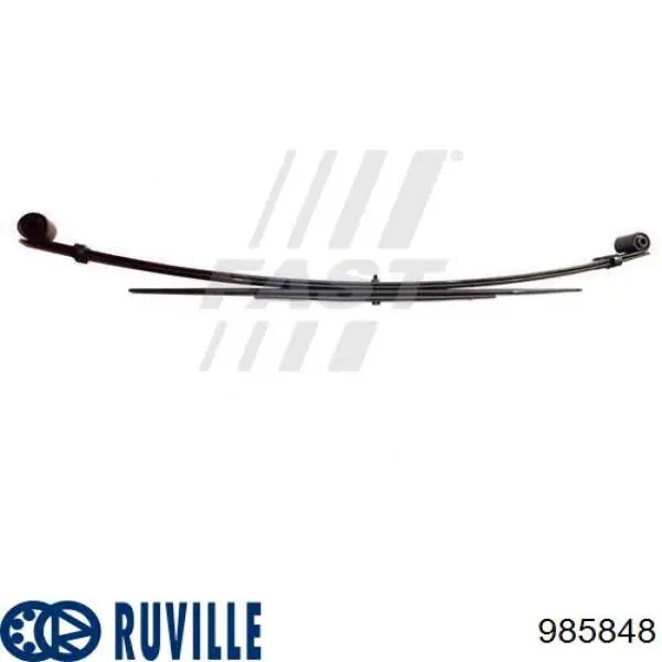 985848 Ruville silentblock para gemela de ballesta