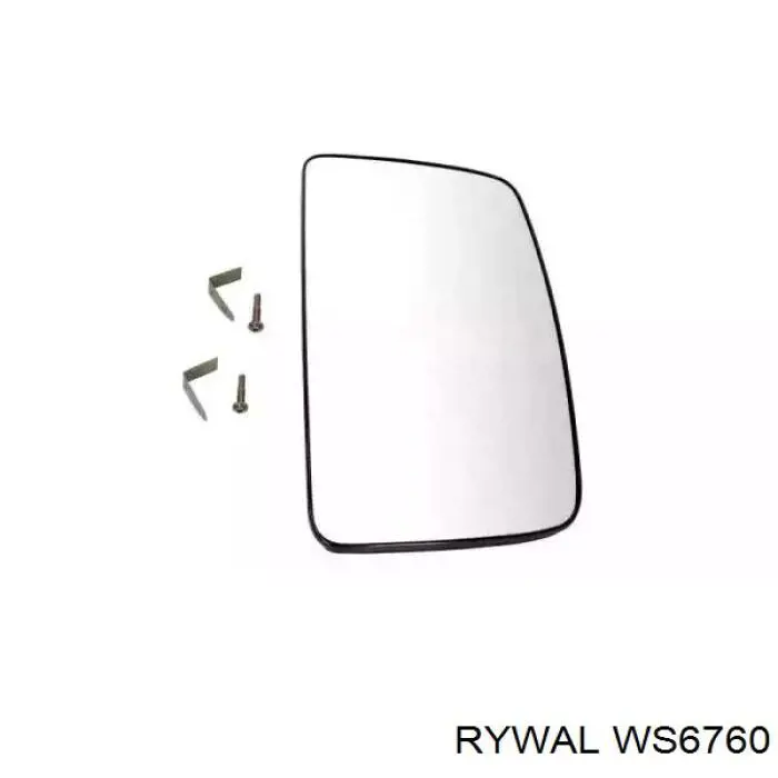 Cristal de espejo retrovisor WS6760 Rywal