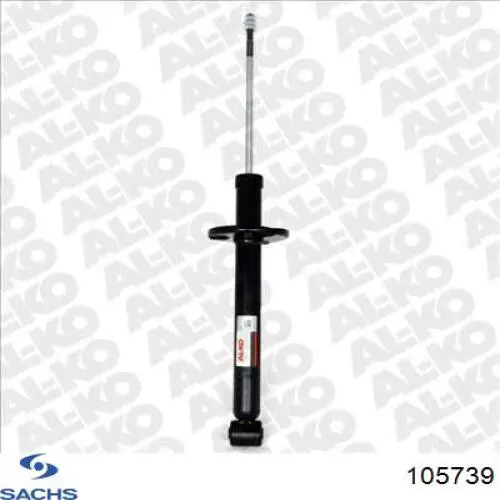 Amortiguador trasero Sachs 105739 precio, desde 39,84 EUR