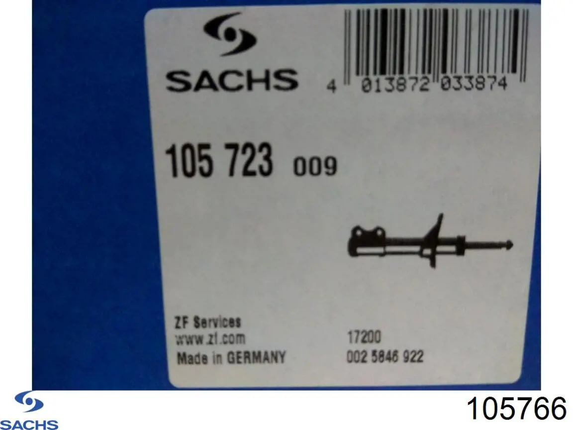 105766 Sachs amortiguador trasero