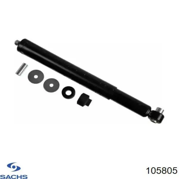 Amortiguador trasero Sachs 105805 precio, desde 35,31 EUR