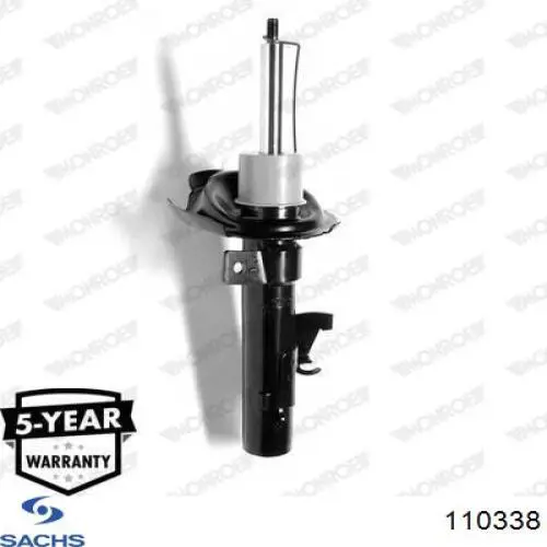 Amortiguador trasero Sachs 110338 precio, desde 46,47 EUR